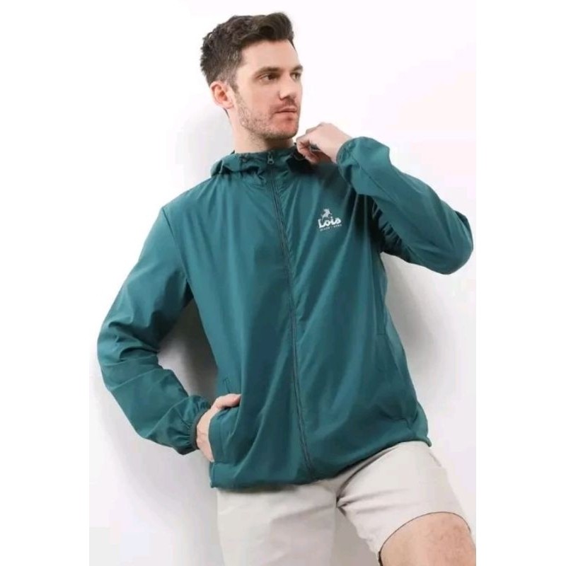 JAKET HOODIE MJFT 001 B/G/N JAKET NYLON LOIS