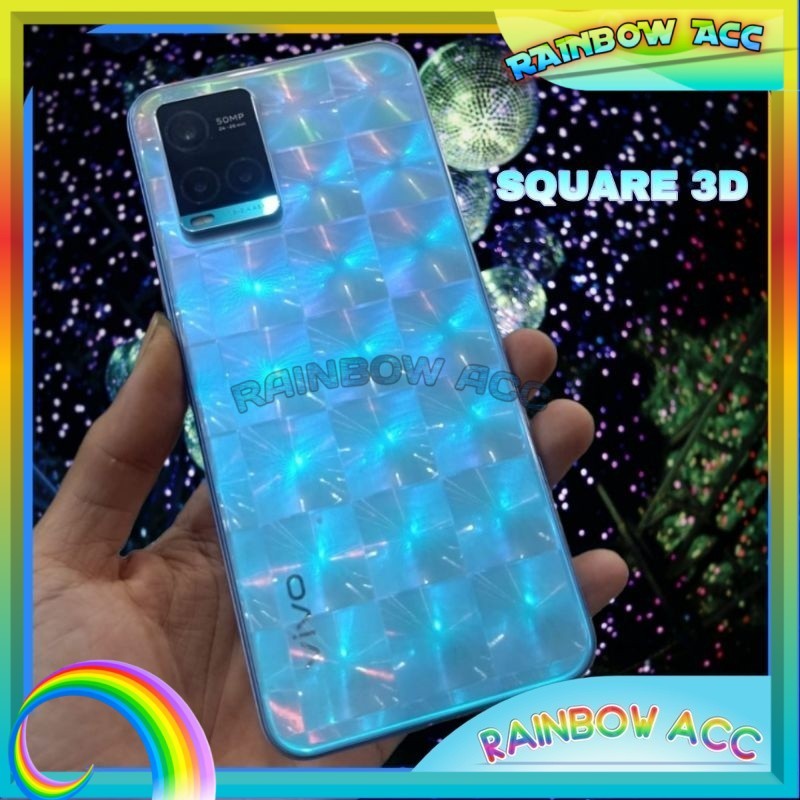 BACKSKIN Garskin SQUARE 3D Skin carbon INFINIX Smart 4 5 6 6+ 7 Hot 7 8 9 play 10 10S 10T 11 11S NFC