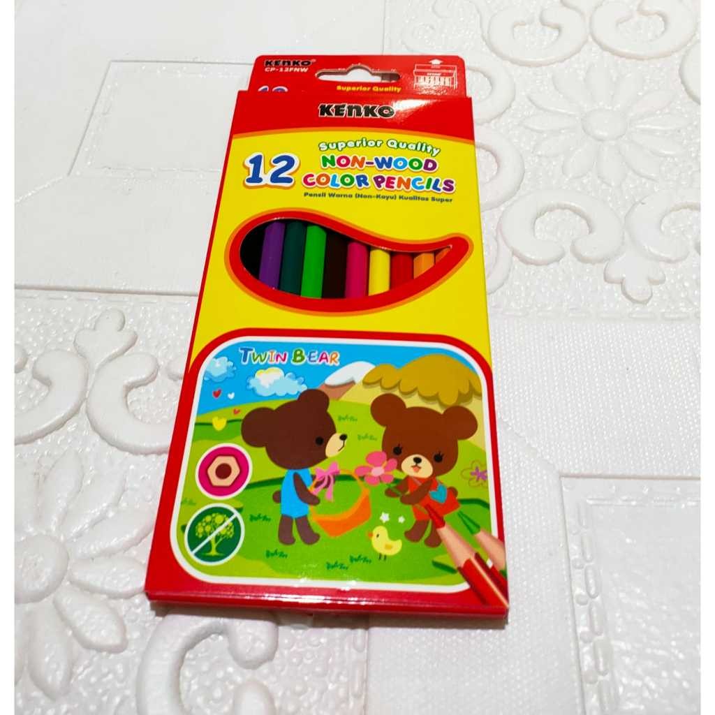

KENKO PENSIL WARNA PANJANG NON WOOD 12 WARNA