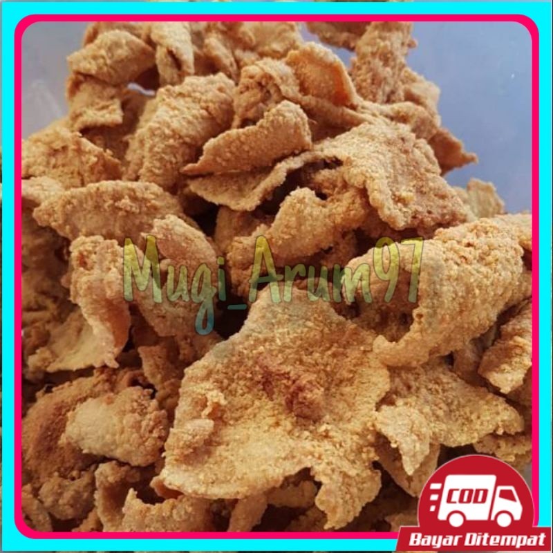 

kripik kulit ayam crispy 1KG
