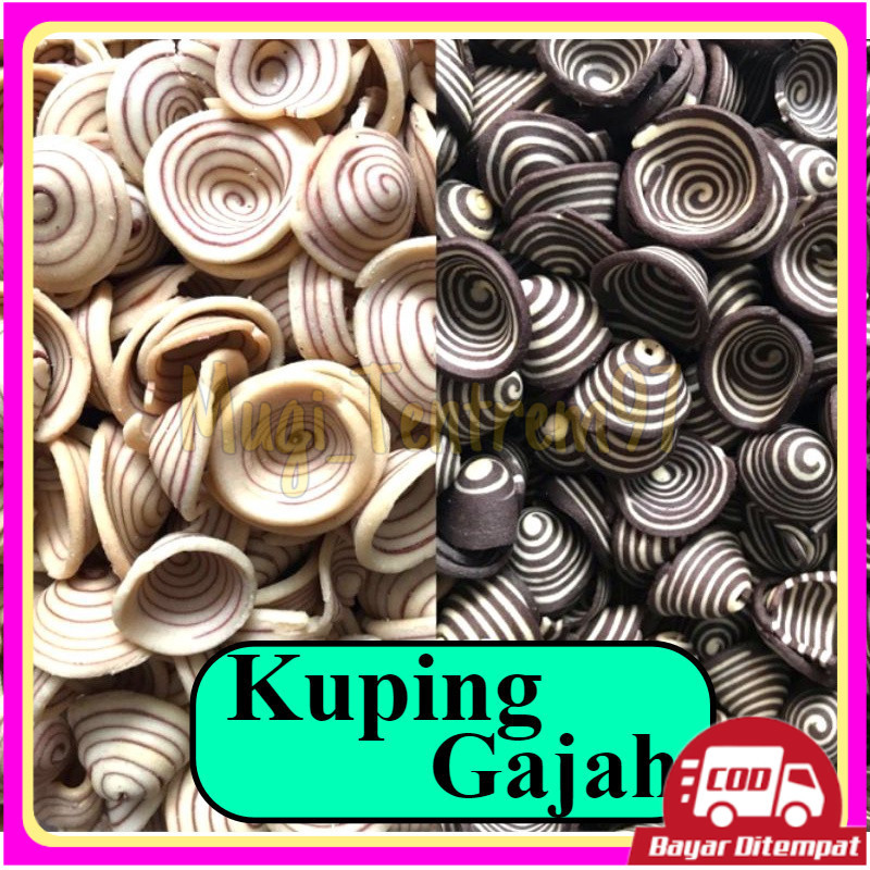 

1kg kuping gajah cream/ hitam