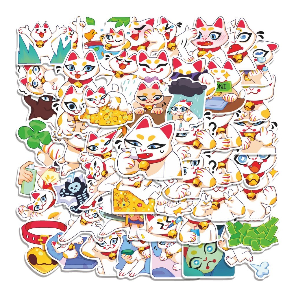 

COD 50 Pcs Stiker VK Kimi Lucu Anti Air Untuk Dekorasi Notebook Sepeda Skateboard Handphone