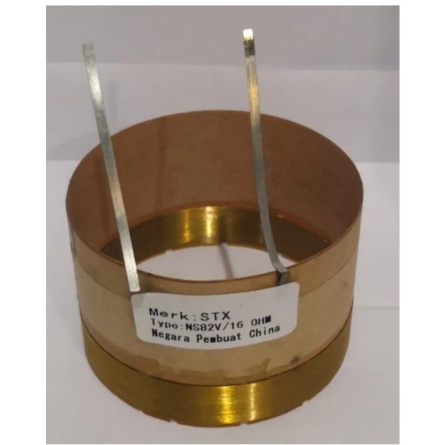 spul speaker 8216v 8 inchi lilitan speaker spol spool 
DESKRIPIS VOICE COIL, SPUL SPEAKER 8" NEO 821