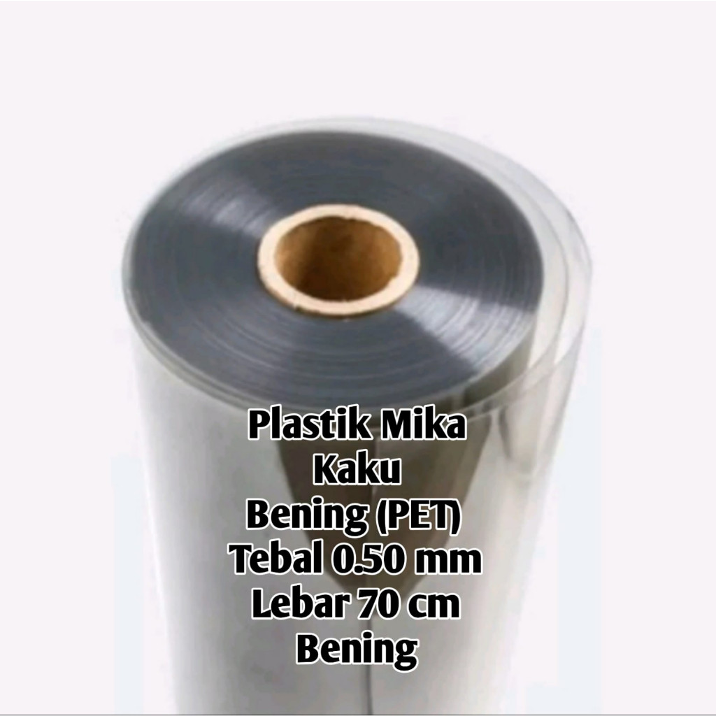 MF✨Plastik Mika Kaku Bening ( PET ) Meteran 0.50mm X 70cm X 100cm