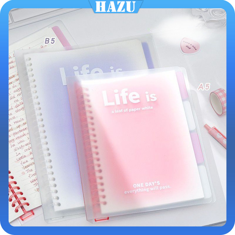 

READY Buku Binder A5 B5/Notebook Aesthetic Korea Besar /Buku Catatan Lucu/ Loose Leaf Notebook Notepad/Buku Aesthetic Stationery Alat Tulis Cute Notebook A5 B5