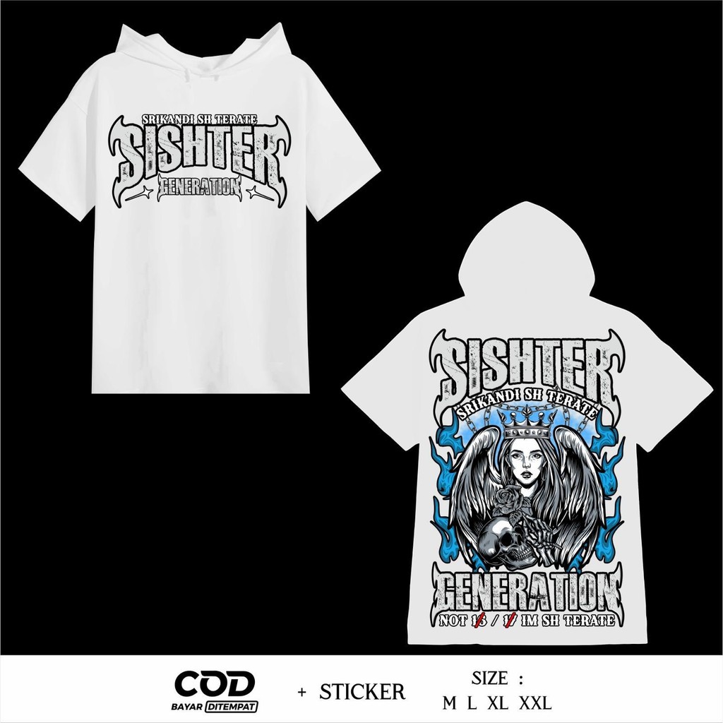 Ts Hoodie PSHT Sishter Srikandi Sh Terate Generation Desain Terbaru Sablon Dtf Print Tidak Gampang L