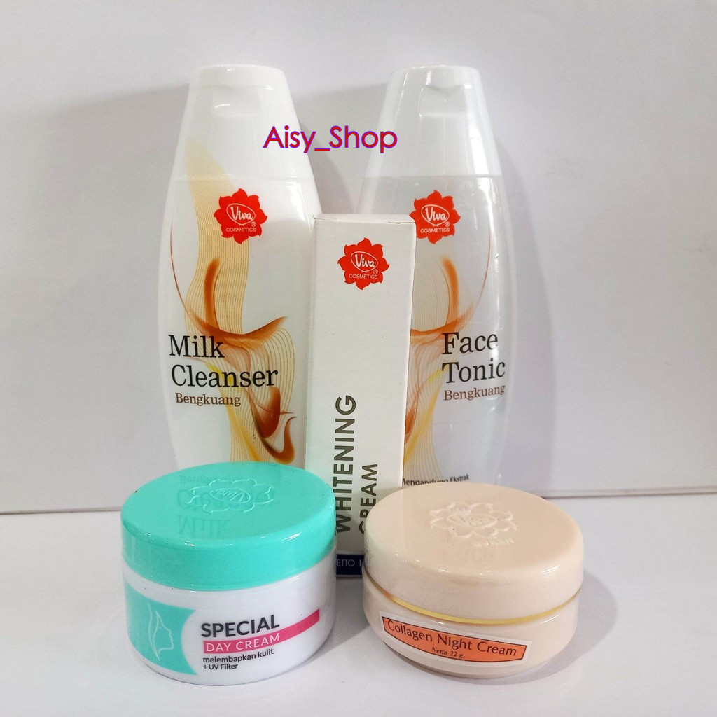 Paket Viva Skincare 5 series - Paket Skincare Whitening Mencerahkan Wajah