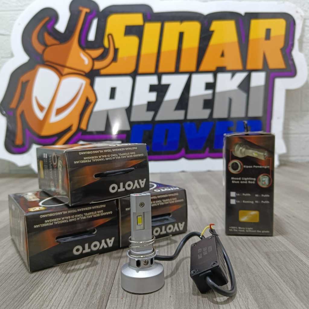 Ayoto - Bohlam Led Lampu Depan M7A Kipas Terang Universal Led Bebek Matic Sport