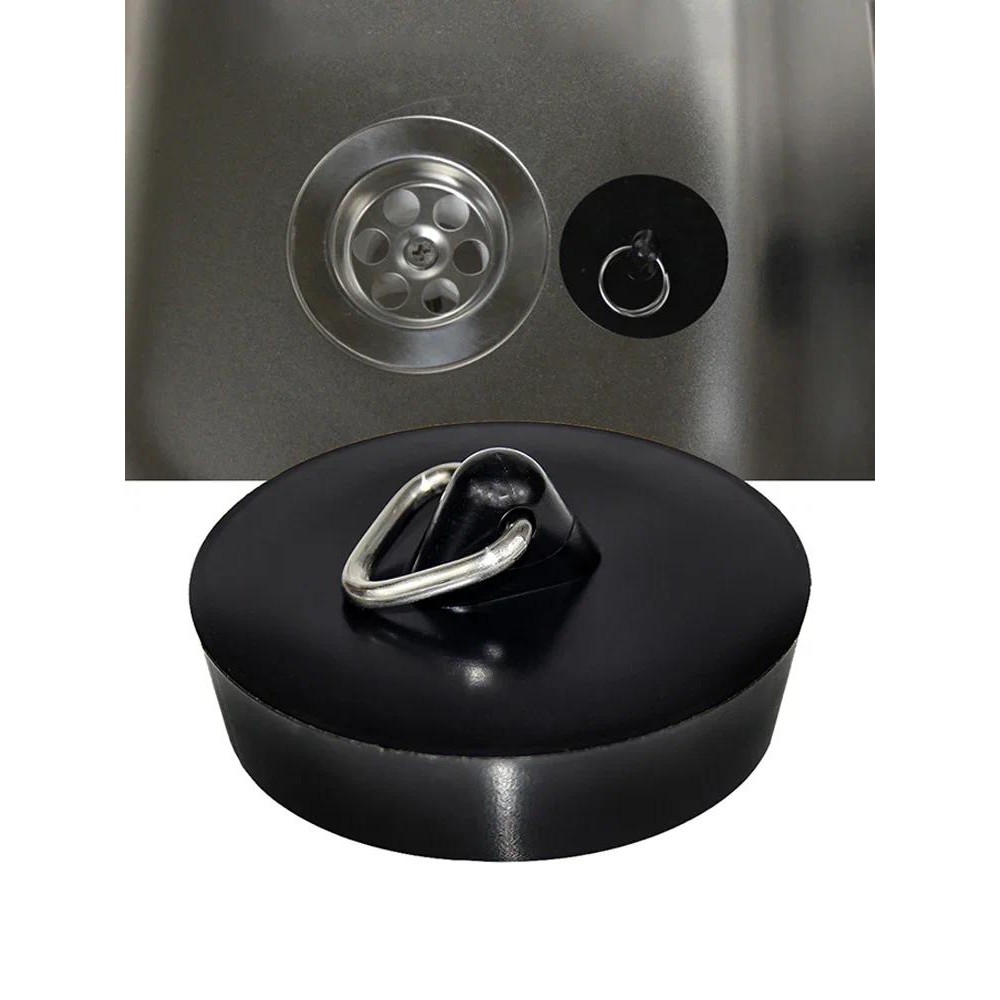 Universal Drain Stopper Rubber Sink Plug Replacement Water Stopper For Bathtub Kitchen Sink Bathroom