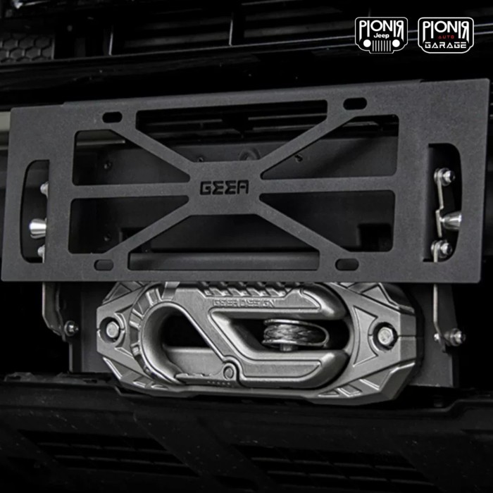 terjangkau// GEEA Design License Plate Holder Jeep Wrangler JL GEEA Design License Plate Holder Jeep