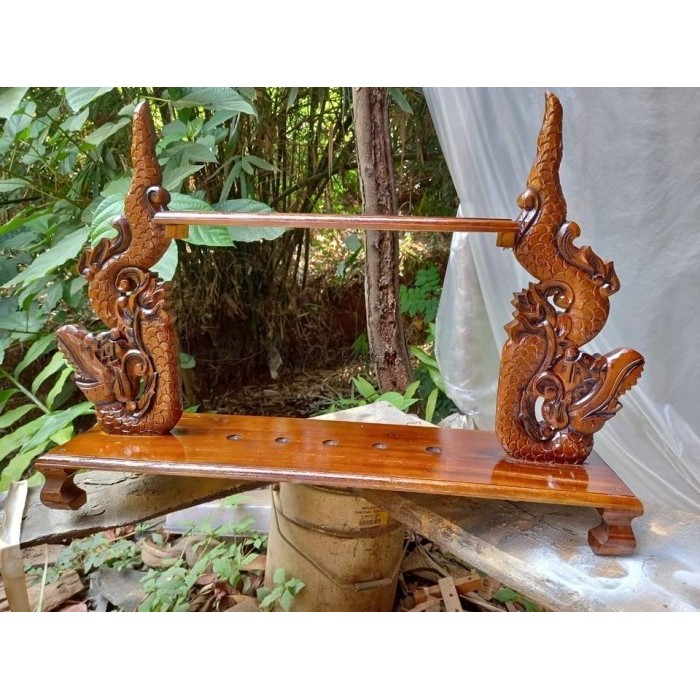 jagrak naga kembar ukir ukiran termurah ukir naga dari kayu utuh finishing melamin