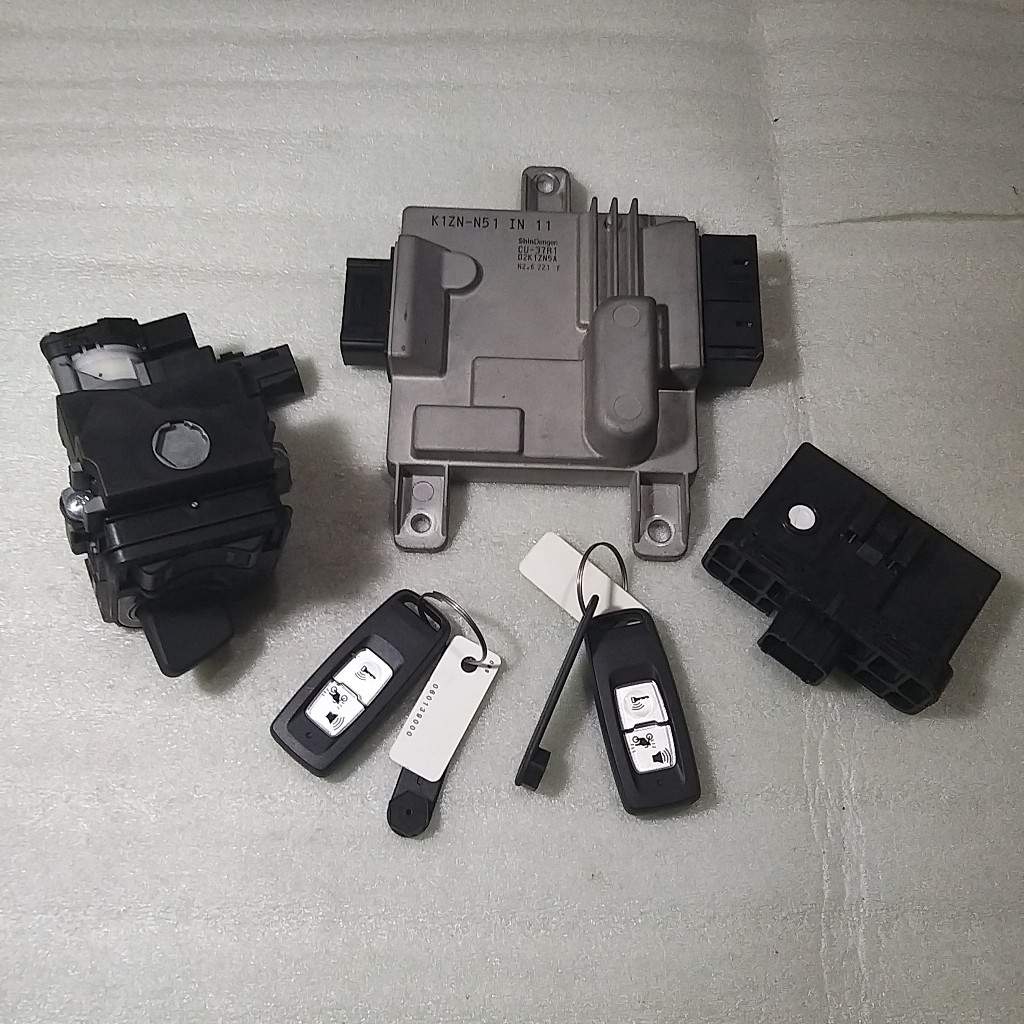 Set kunci keyless honda PCX 160 K1Z Original Set ECU SCU Modul Remot Kunci Keyless FP-03