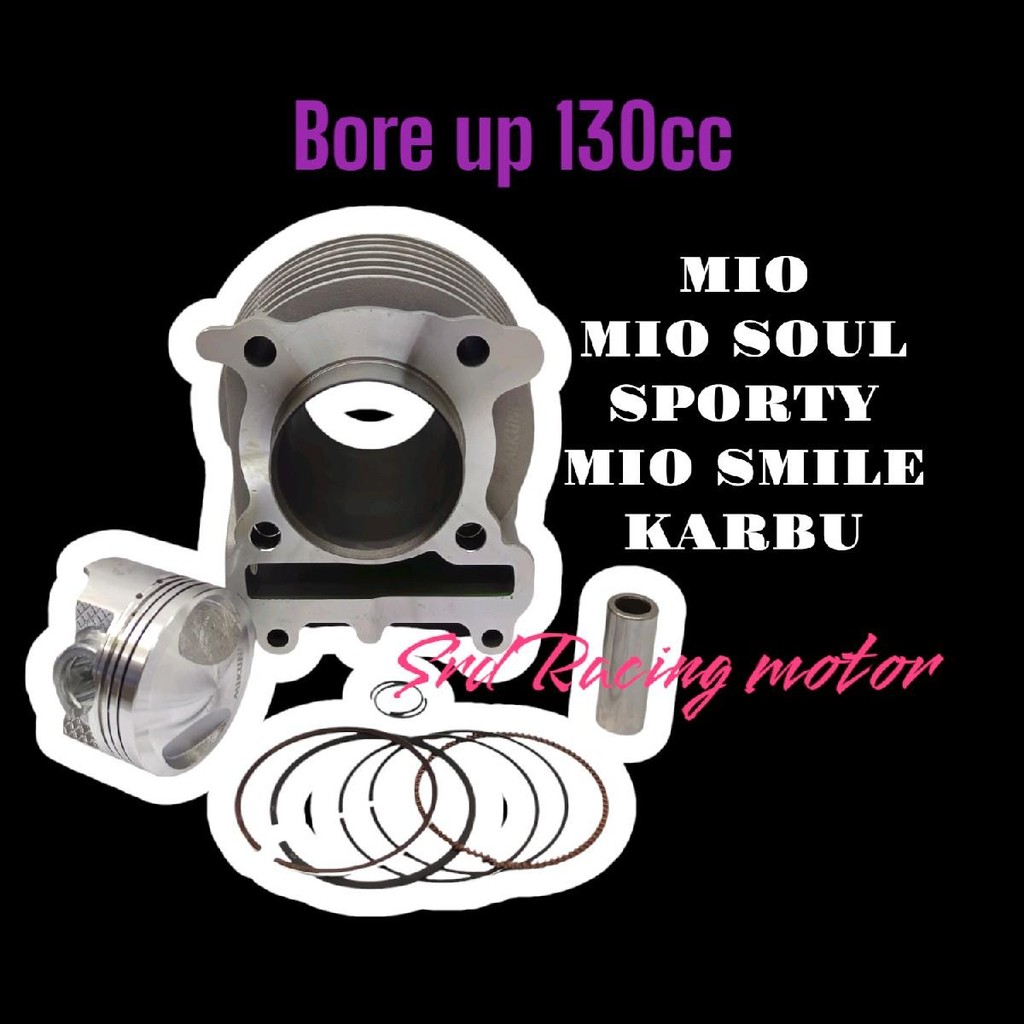 Blok Seher Bore Up 54mm 130 cc Mio sporty, Soul Karbu dan Mio Smile Berkualitas Setara ori