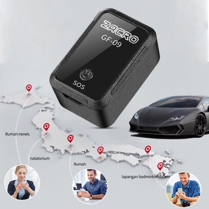 GF09 GPS Mobil / GPS Motor Mini GPS Tracker GSM Recording Voice GF09