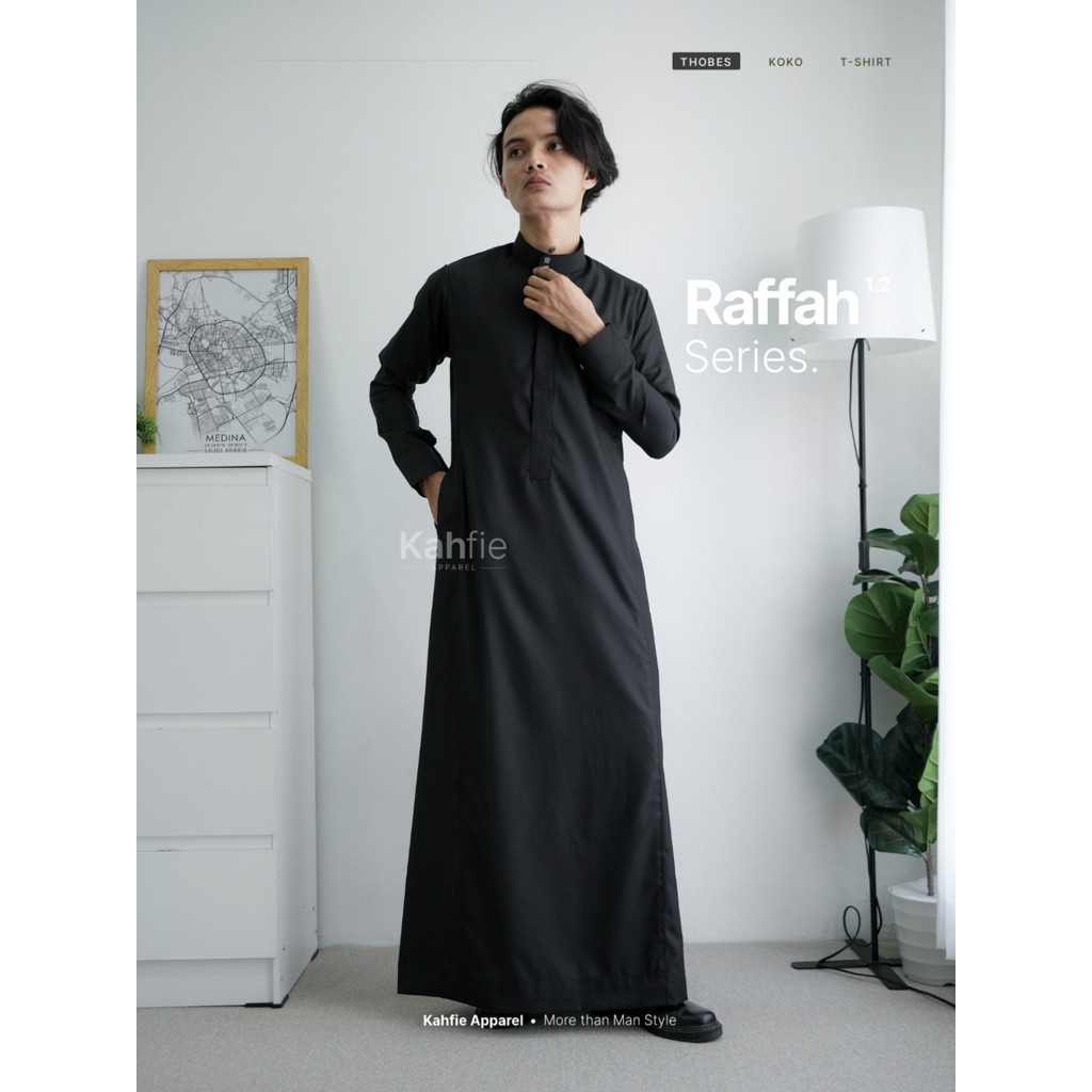 [HOT NEW] Dkahfie Apparel Raffah Thobe | Jubah Pria Premium Slimfit | Gamis Pria Premium | Gamis Pri