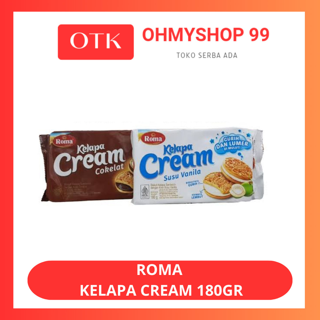 

ROMA Biskuit Kelapa Cream 189gr