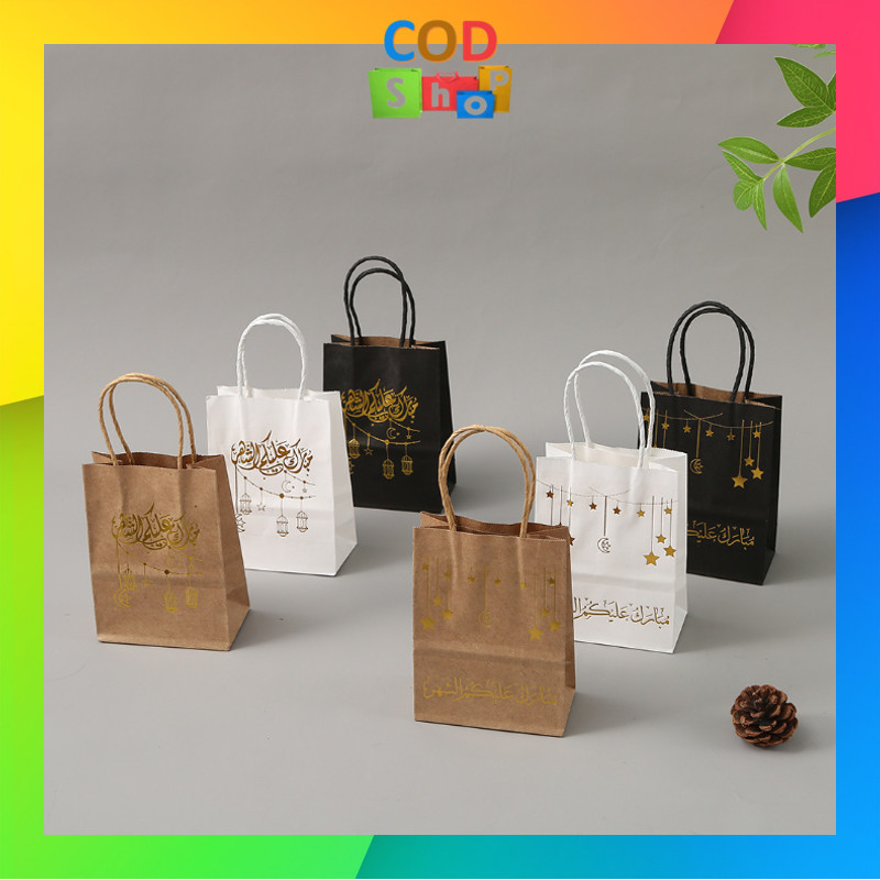 

Cod - 6522 Goodie Bag Motif Idul Fitri / Hampers Lebaran Premium Quality / Paper Bag Lebaran Tulisan Kaligrafi / Goodie Bag Unik