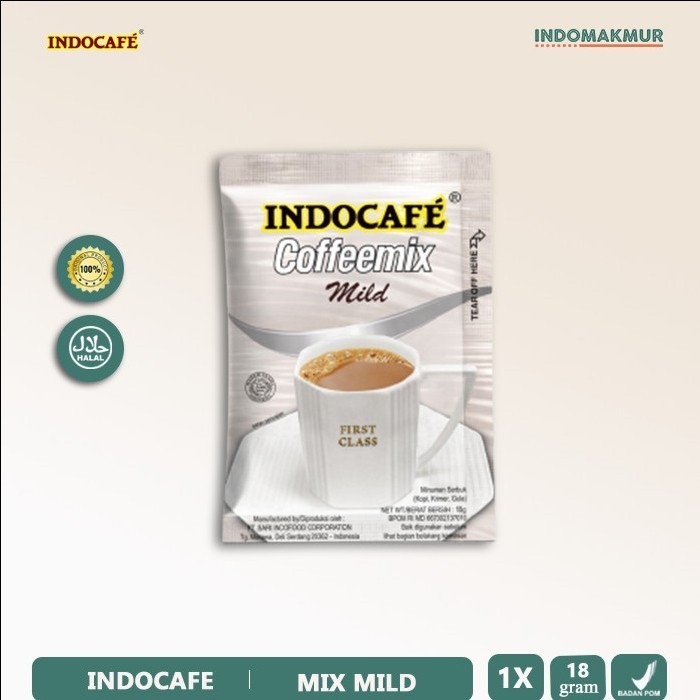 

Indocafe Coffeemix Mild 18g- Regular