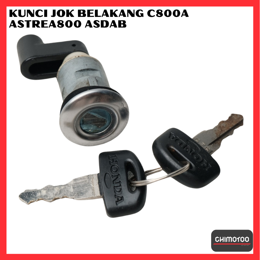 Kunci Jok Jog Sadel Belakang Honda C800A Astrea 800 Asdab