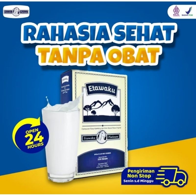 

Etawaku Platinum Susu Etawa Untuk Paru-paru Dan Pernapasan BPOM