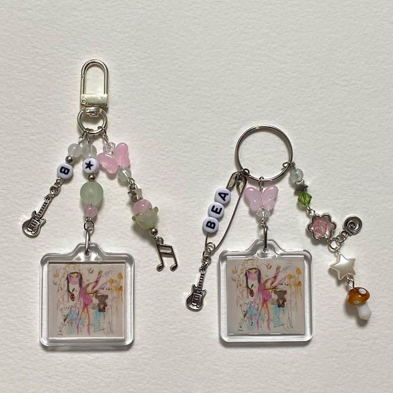 Beabadoobee "Beatopia" Album Inspired Keychain Handmade