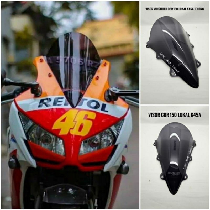Visor CBR 150 Lokal K45A Jenong Winshield CBR 150 Lokal