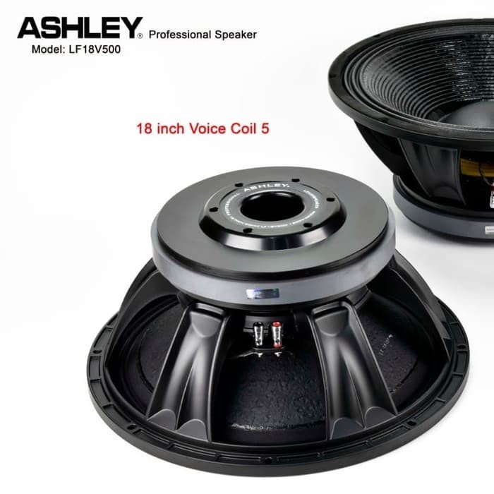 Speaker Ashley 18 Inch Lf18v500 Voice Coil 5 Inch 1300-2600 Watt