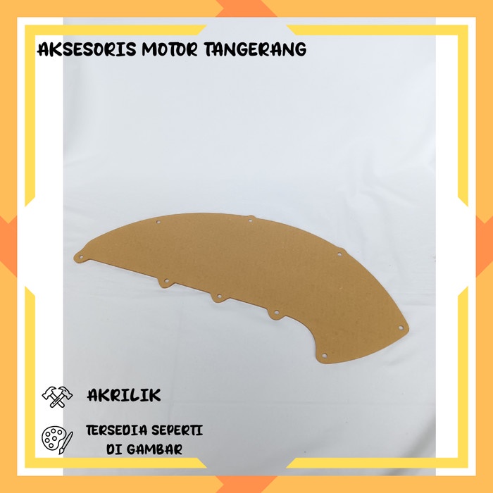 COVER FILTER BENING TUTUP FILTER TRANSPARAN AEROX OLD AEROX 2016-2019  - TERBUKA