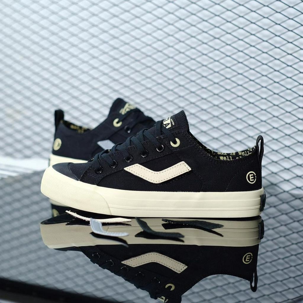 Promo Sepatu Ventela Papa Gading All Is Well Low & High Black Natural 100% Original / Sepatu Cowok T