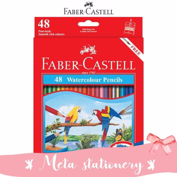 

[Terbaru] Pensil warna Water Color Faber Castell 48