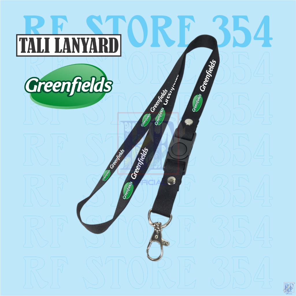 

TALI LANYARD GREEN FIELDS LOGO GREENFIELDS - TALI ID CARD GANTUNGAN KUNCI GANTUNGAN FLASHDISK GANTUNGAN NAMETAG TALI LANYARD BEST SELLER COD