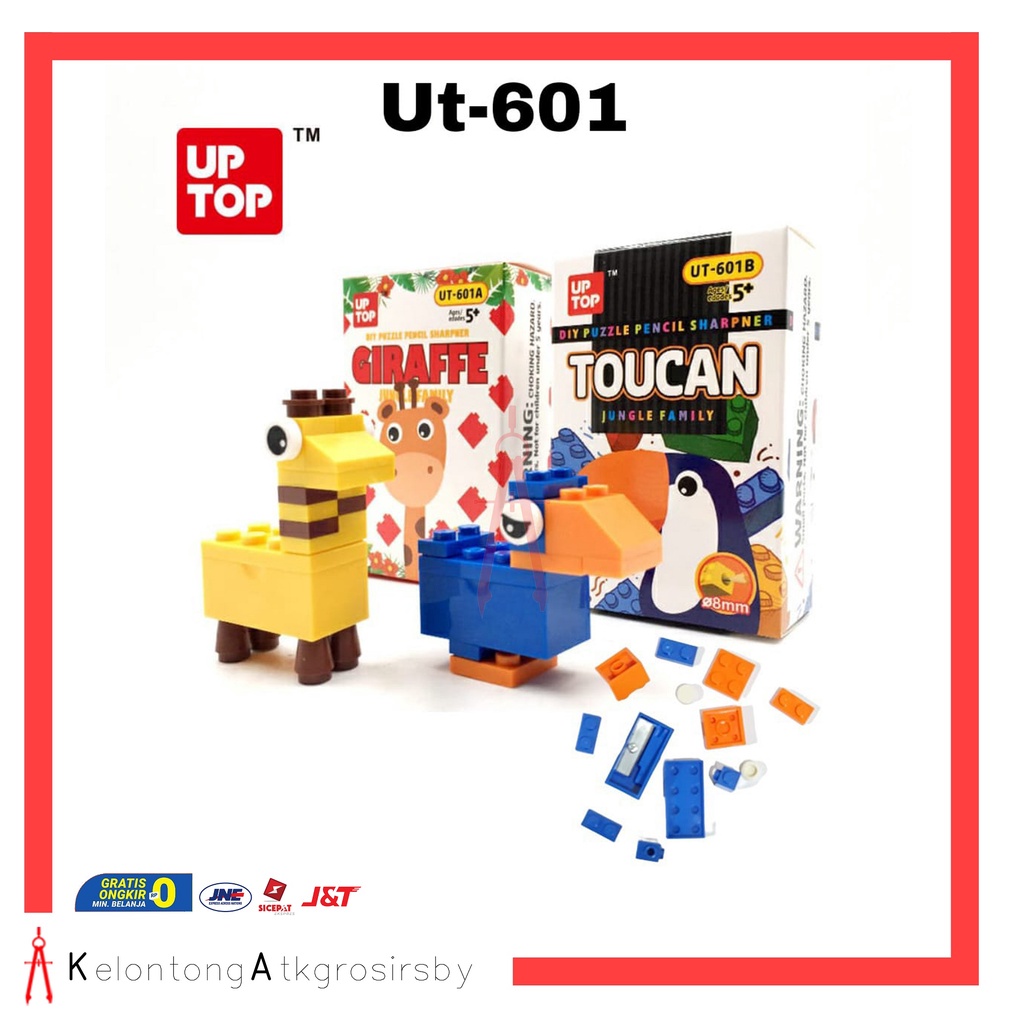 

Rautan / Serutan DIY Puzzle Lego Bentuk Hewan