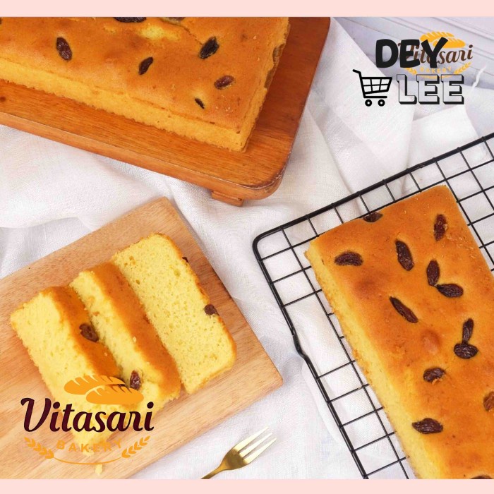 VITASARI Bolu Peuyeum Kismis Panjang Kue Tape Cake Bandung
