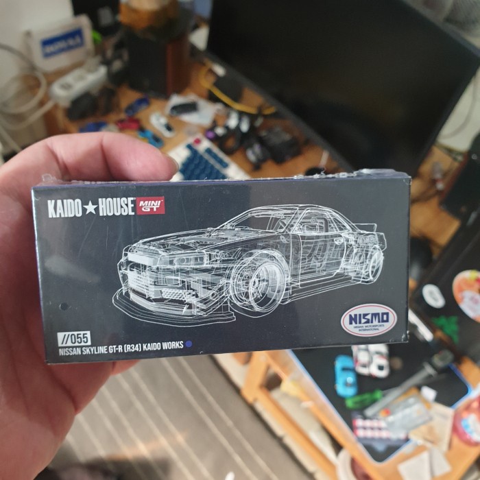 MINI GT KAIDO R34 NISMO BLUE