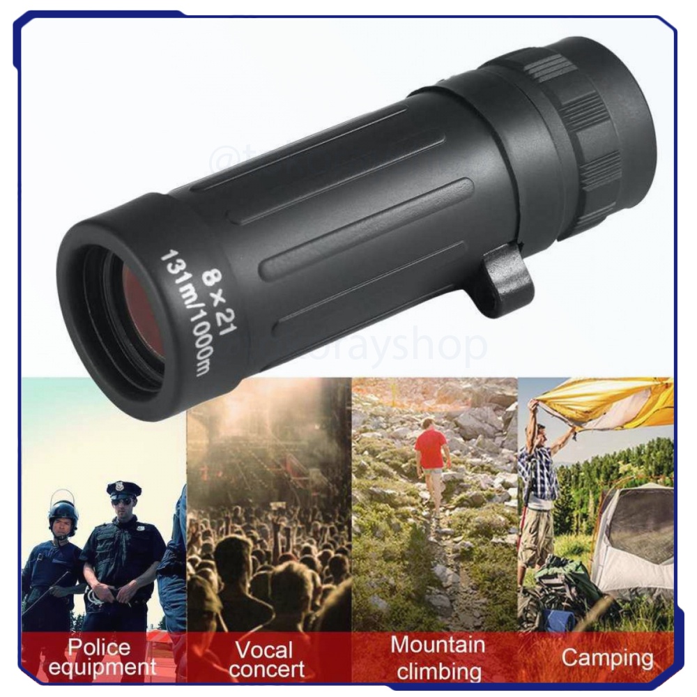 Teropong Compact Monocular Telescope 8 x 21 Zoom