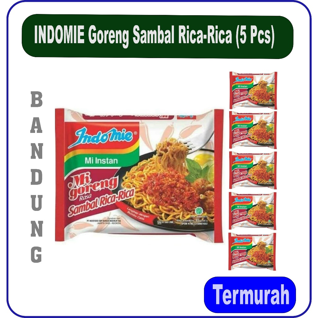 

INDOMIE Goreng Sambal Rica-Rica (5 Pcs)