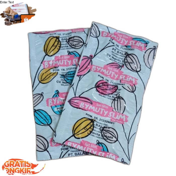 ready BYMUTY SLIM kapsul diet by muty setrip 6 kapsul original original