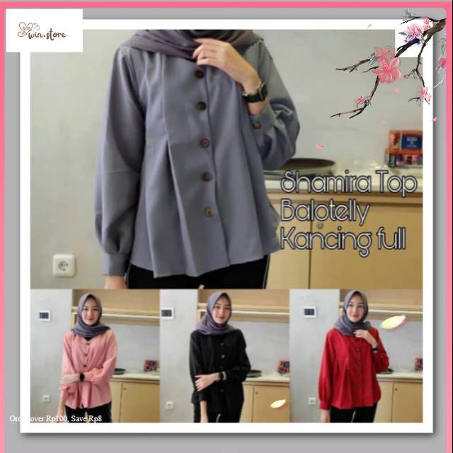 Kemeja Blouse Terbaru / SHAMIRA TOP BLOUSE