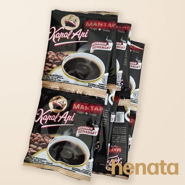 

Kapal Api Mantap Kopi Gula Sachet Renceng