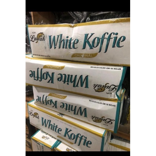 

Kopi White coffee Luwak 1 dus isi 20 renceng