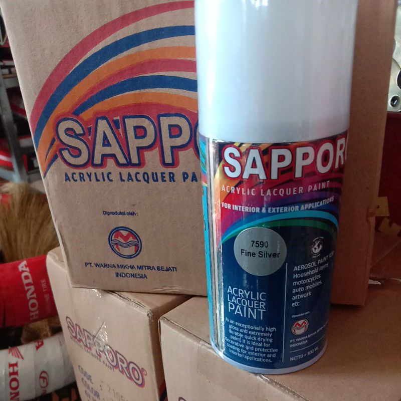 

Saporo SAPPORO 7590 fine silver Cat semprot Pylox spray sapporo 300ml