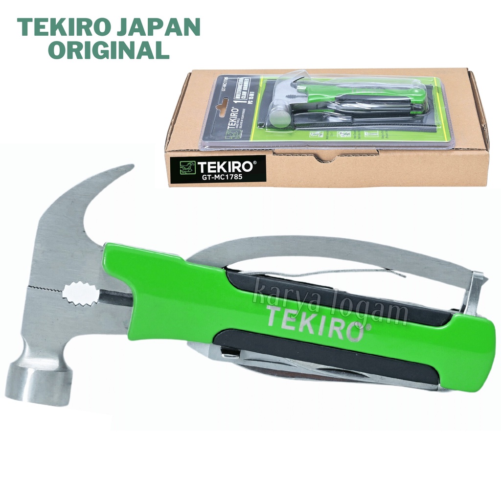 palu kambing multifungsi 15 in 1 tekiro / palu camping mini Terlaris