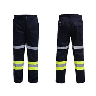 MokoworkWear - Celana Safety Navy Lime - Baju Safety - Baju Kerja Tambang - Seragam Premium - Baju P
