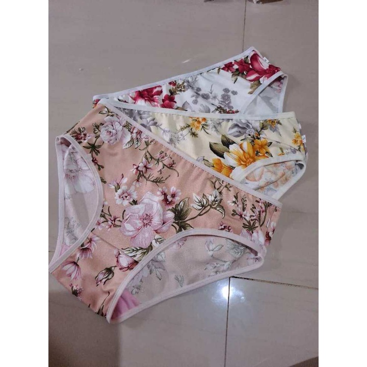 6 pcs  CD wanitaMOTIF BUNGA remaja ukuran jumbo