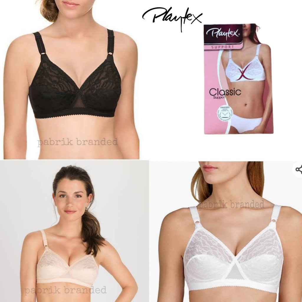 pabrik branded playtex senza ferretto wireless bra jumbo big size beha daleman 36C 40B 40C 42 B 42C 