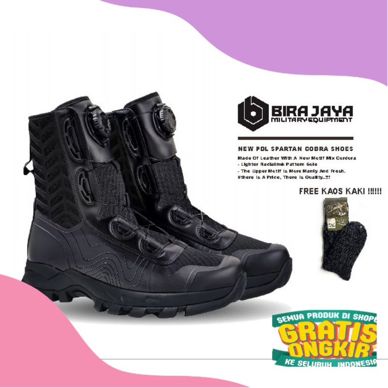 NEW ORIGINAL SEPATU PDL SPARTAN TNI POLRI COBRA/ pdf tni polri aparat