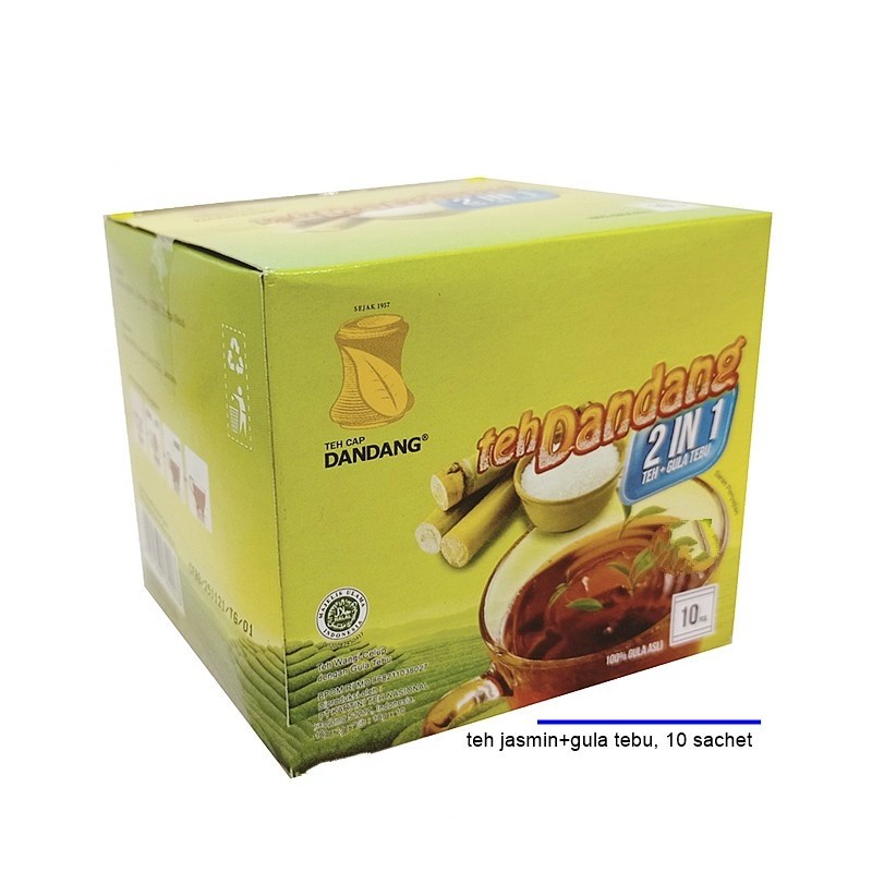 

teh Dandang 2 in 1 teh melati plus gula tebu isi 10s