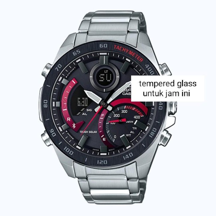 tempered glass for CASIO EDIFICE ECB-900DB-1A anti gores jam tangan TG pelindung layar screen protec