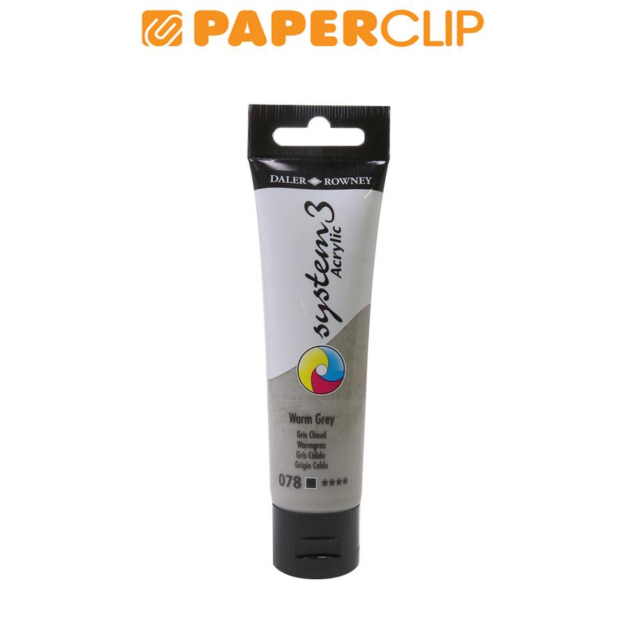

ACRYLIC COLOR DALER ROWNEY SYSTEM3 59ML 129059078 WARM GREY