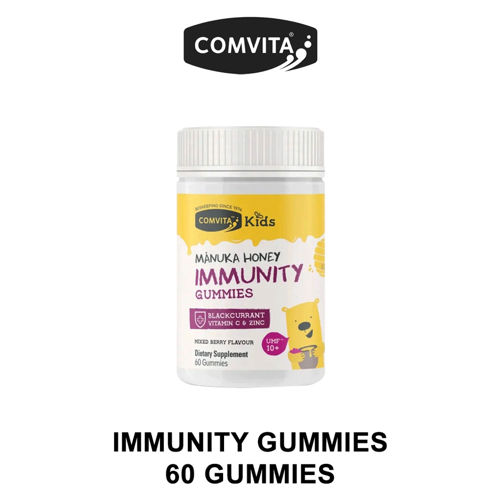 

Comvita Kids Manuka Honey Immunity Gummies - Vitamin Anak untuk Imunitas Tubuh | Suplemen Tubuh Anak